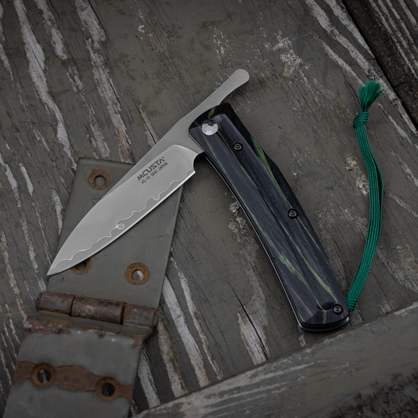 Mcusta Friction Folder Czarno-zielony VG-10 7,5 cm