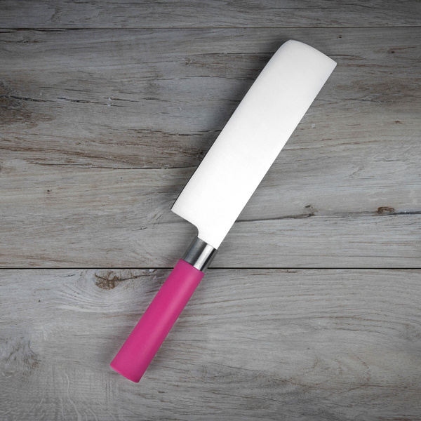 Satake Macaron Pink Nóż Nakiri 17 cm