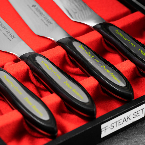 Tojiro Flash Zestaw 4 noży do steków 11cm