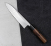Hideo Kitaoka Shirogami Black Oktagon Nóż Miroshi Deba 21 cm