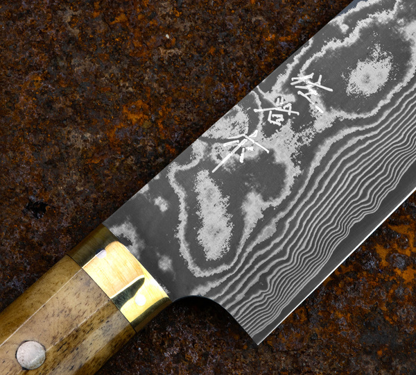 Takeshi Saji YBB Ręcznie kuty nóż Szefa 24 cm VG-10