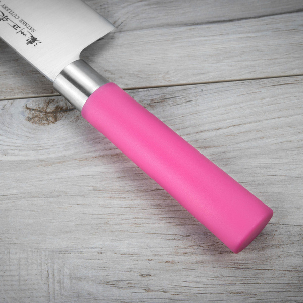 Satake Macaron Pink Nóż Nakiri 17 cm