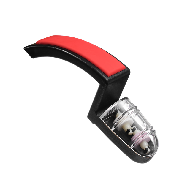 MinoSharp Ceramiczna ostrzałka wodna do noży Global, czarno-czerwona