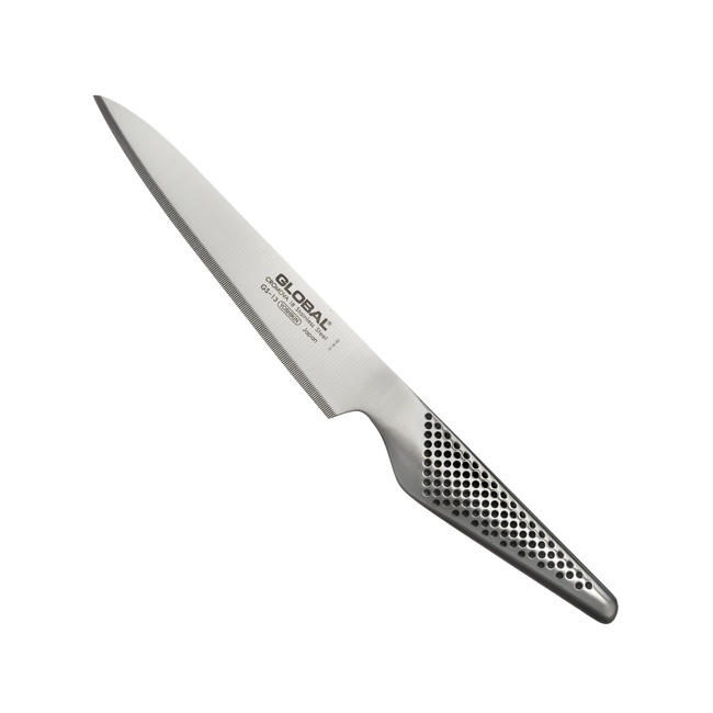 Nóż uniwersalny ząbkowany 15 cm | Global GS-13