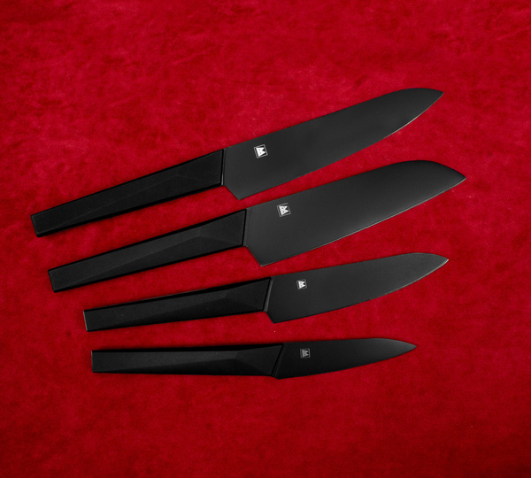 Satake Black Nóż Santoku 17 cm
