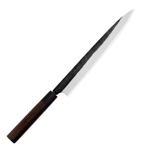 Hideo Kitaoka Shirogami Black Oktagon Nóż Yanagi 27cm
