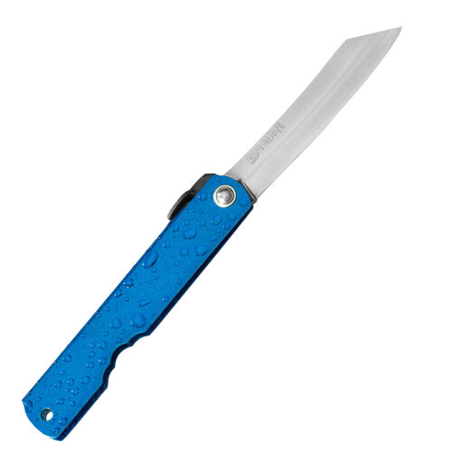 Nóż kieszonkowy Aogami Higonokami Mizushibuki 8,0 cm Blue
