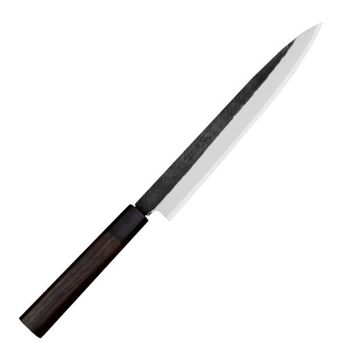 Hideo Kitaoka Shirogami Black Oktagon Nóż Yanagi 24cm