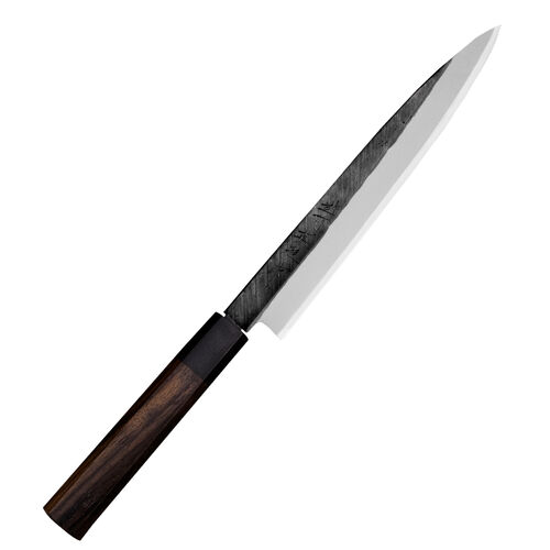 Hideo Kitaoka Shirogami Black Oktagon Nóż Yanagi 21cm